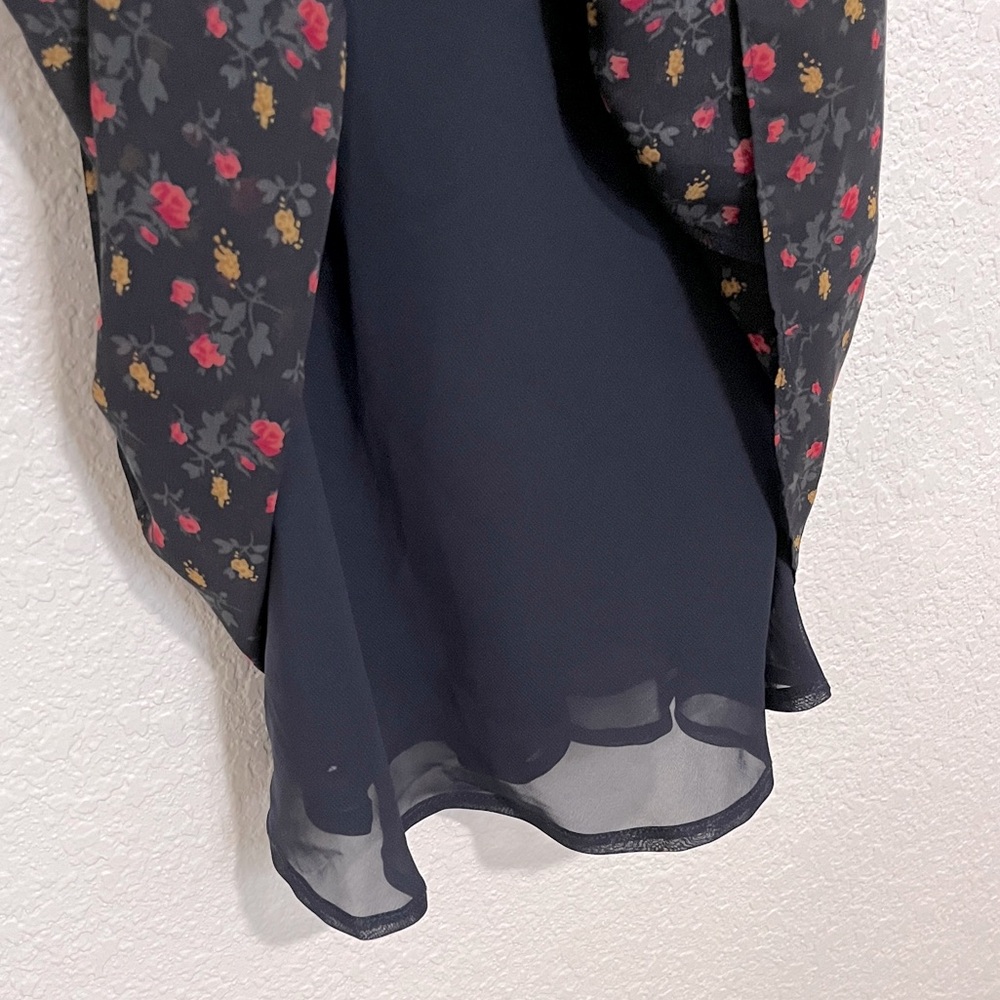Floral Ruffle Mini Dress - Picture 6 of 9